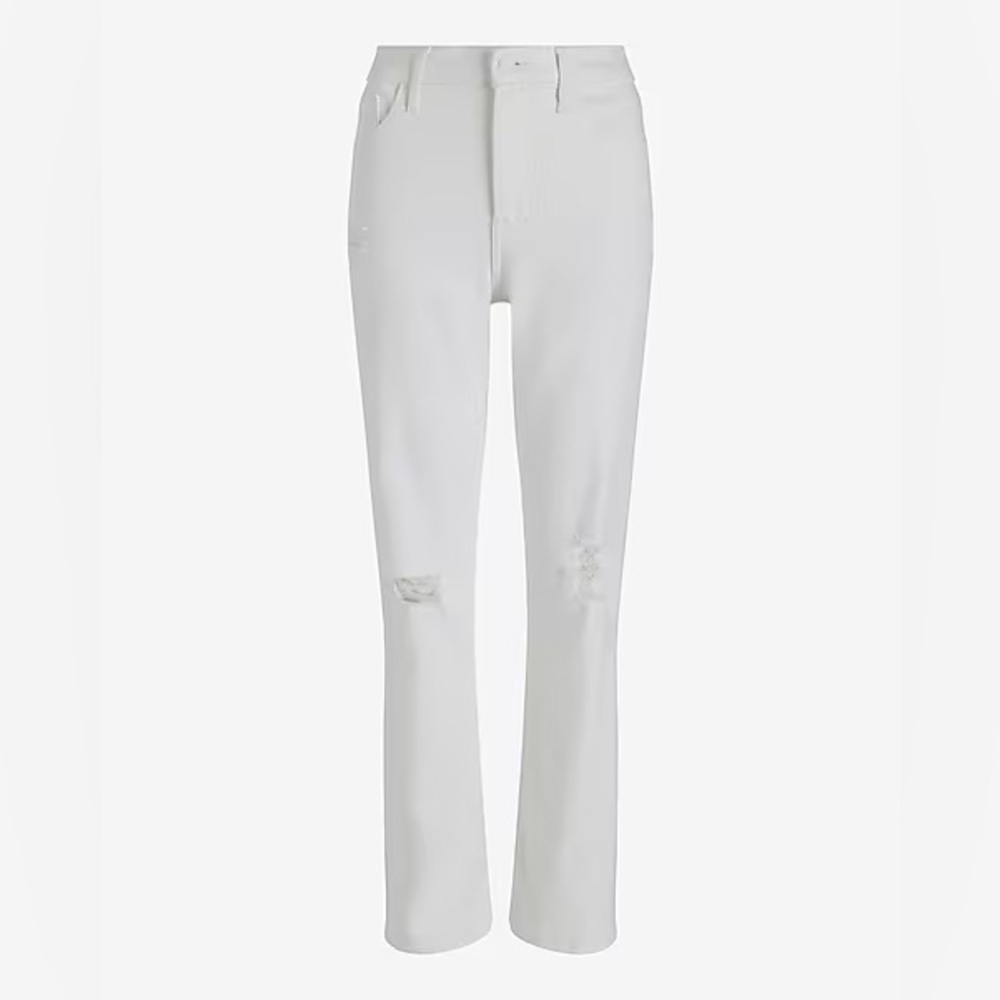 Express White 90’s Style Jeans